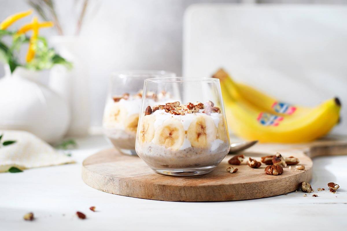 Banana and Coconut Breakfast Pudding