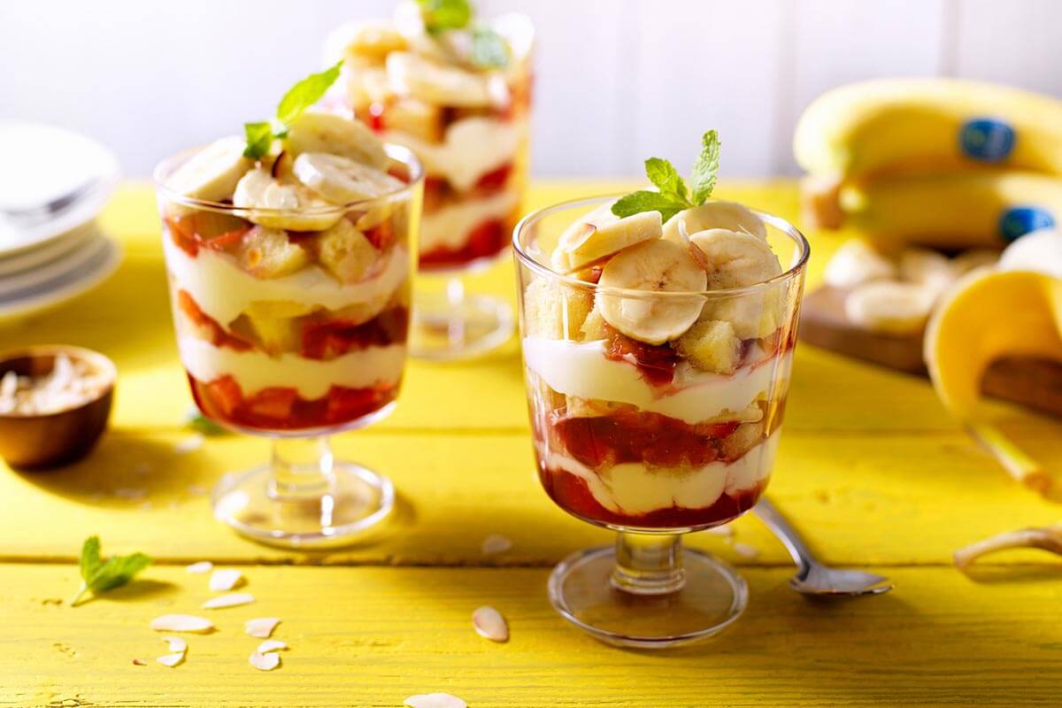 Best Strawberry-Banana Trifle
