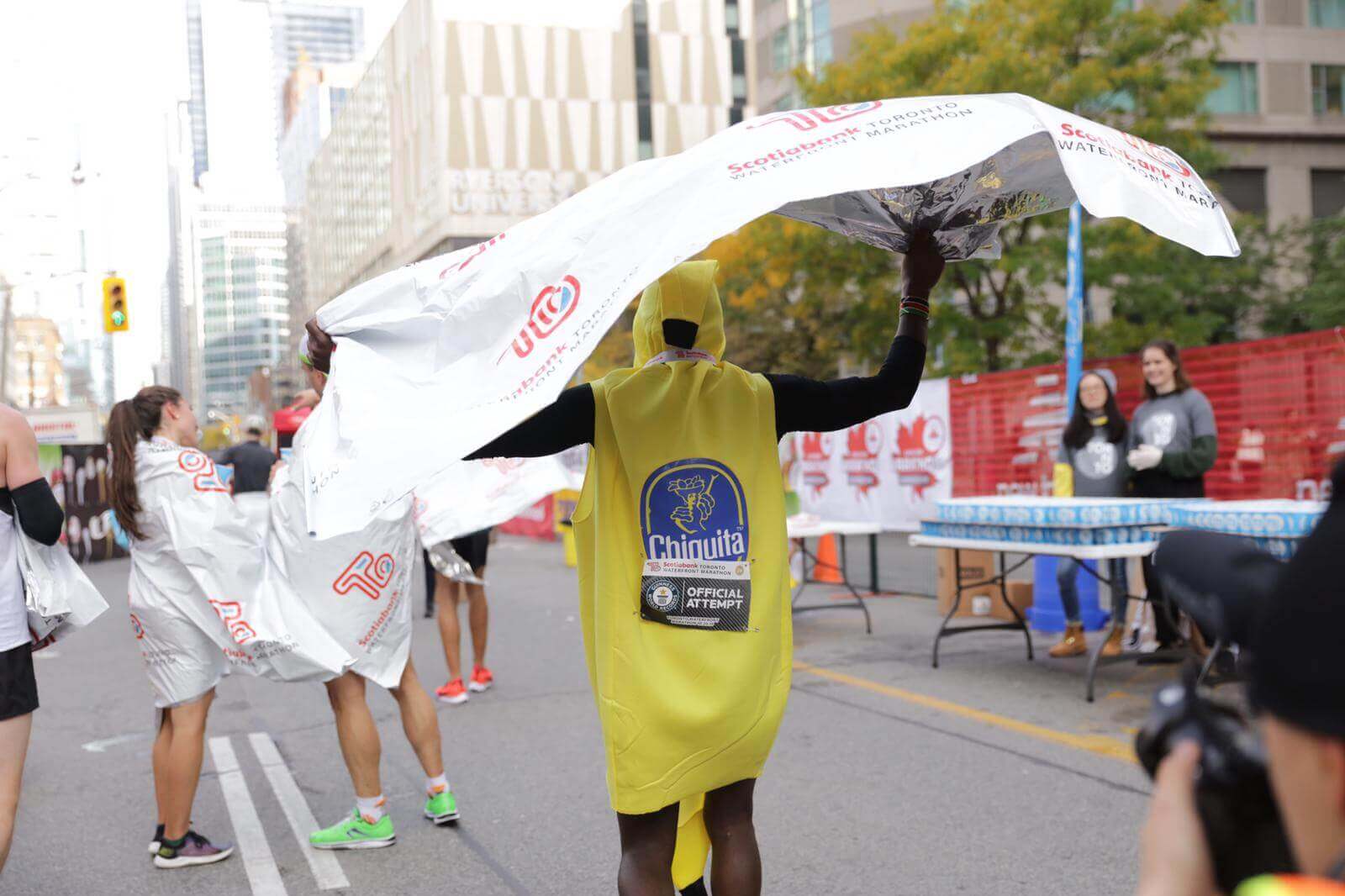 Chiquita goes bananas over record breaking runner - 1