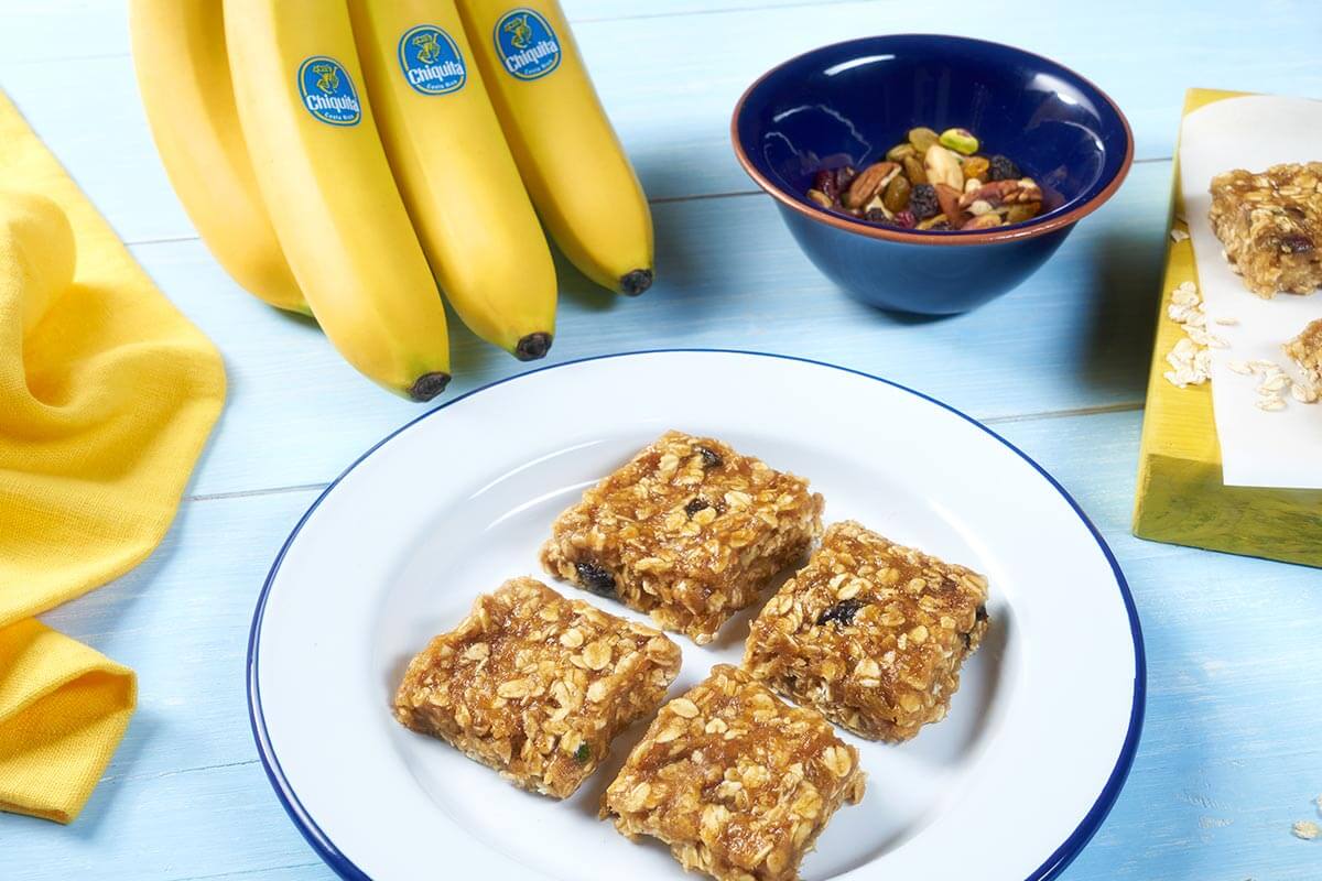 Easy Chiquita Banana No Bake Cookie Squares