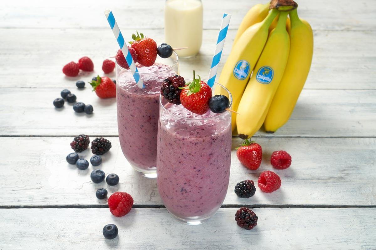 Quick Chiquita Banana Berry Smoothie