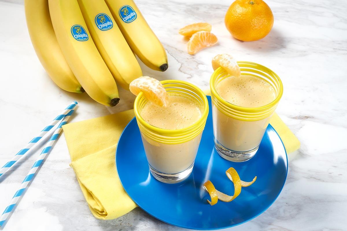 Quick Creamy Clementine And Chiquita Banana Smoothie