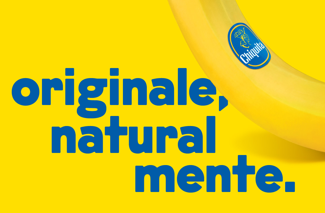 Chiquita torna in comunicazione con “Originale, naturalmente”, la nuova campagna di comunicazione integrata che, in due sole parole, concentra l’essenza stessa del brand che, da sempre, si racconta in modo originale, dinamico e giocoso, senza perdere il suo gusto “naturalmente” 10 e lode.