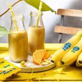 Chiquita banana, orange and ginger smoothie