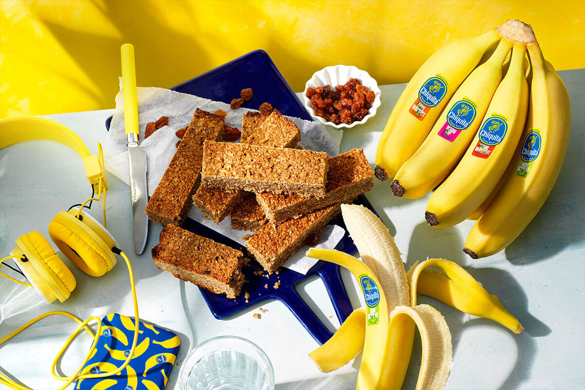 Snap Chiquita banana bread protein bars