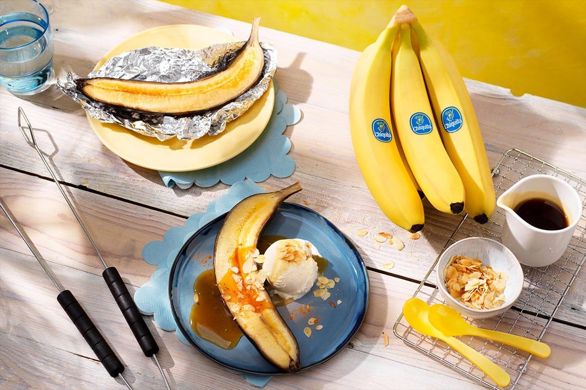 BBQ Chiquita banana split