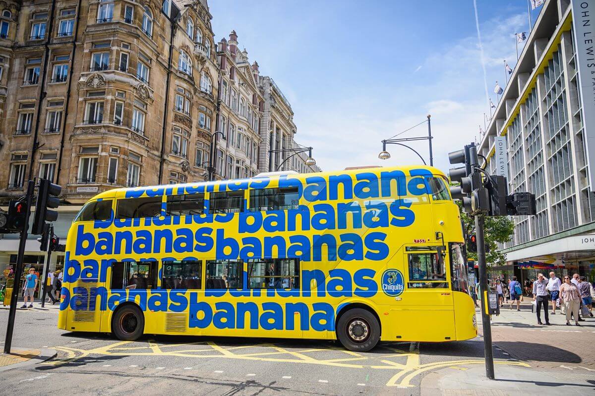 Chiquita London Bus back