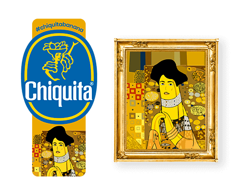 Chiquita-Artist-Sticker_Gustav_Klimt