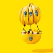 Classic Chiquita Floating Banana Fruit bowl