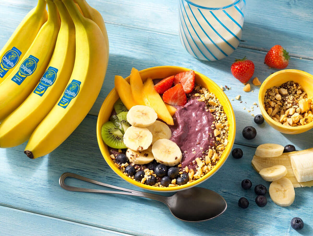 Chiquita Banana Acai Yogurt Bowl