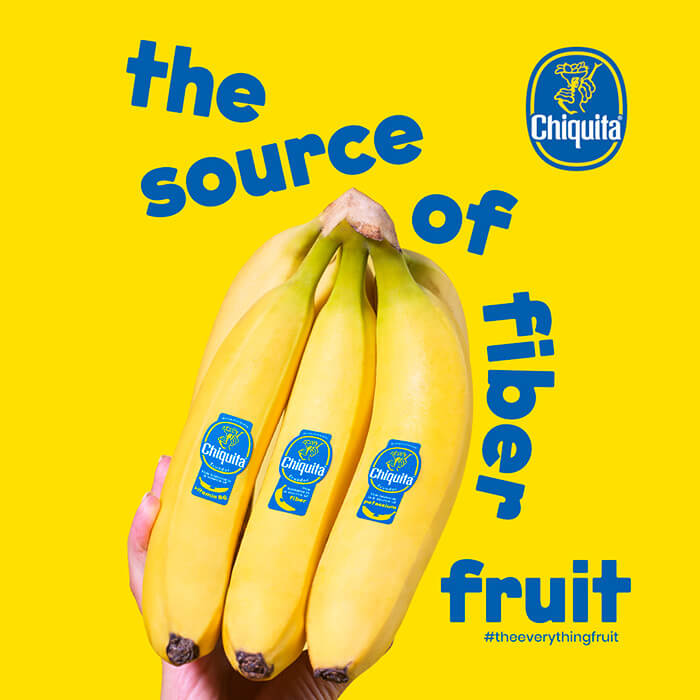 The source of fiber fruit Chiquita