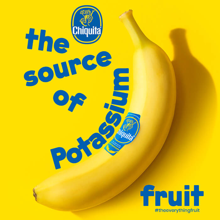 The source of potassium fruit Chiquita