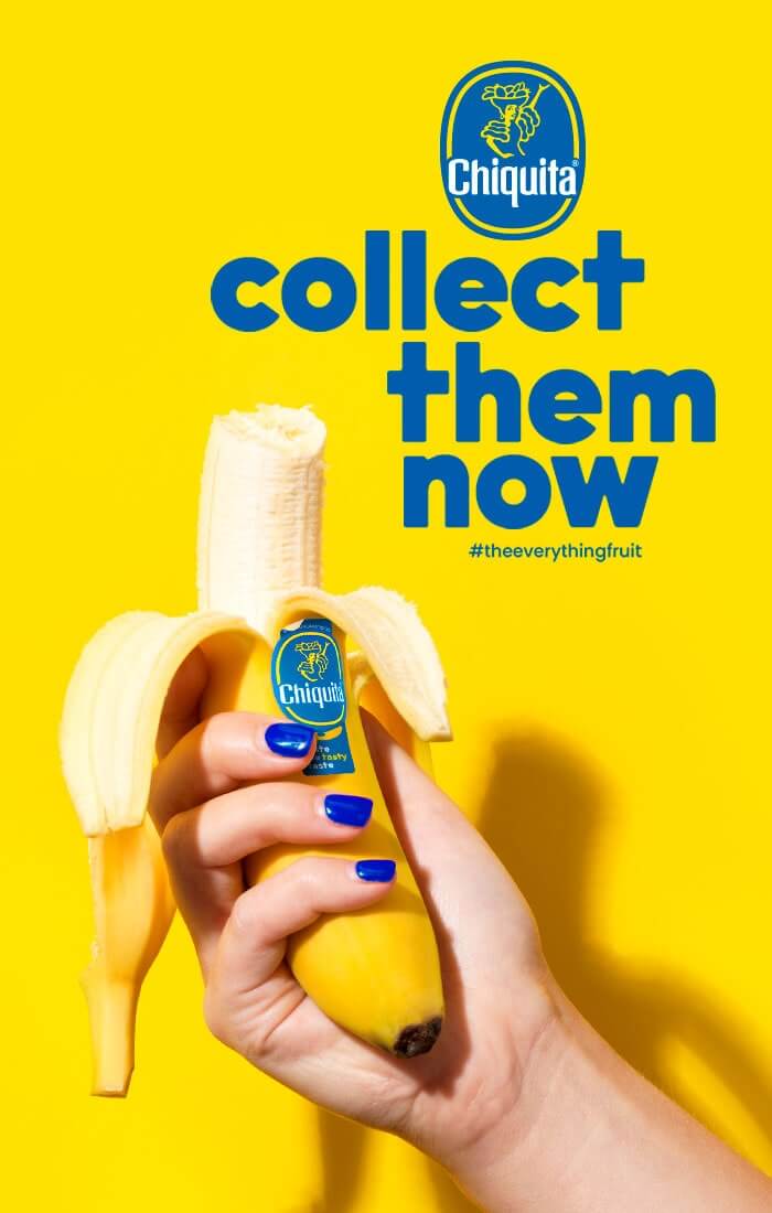 Collect them now Chiquita banana