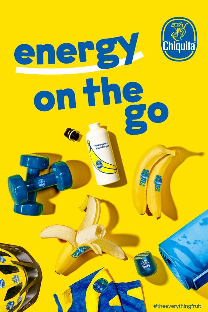 Energy on the go Chiquita banana