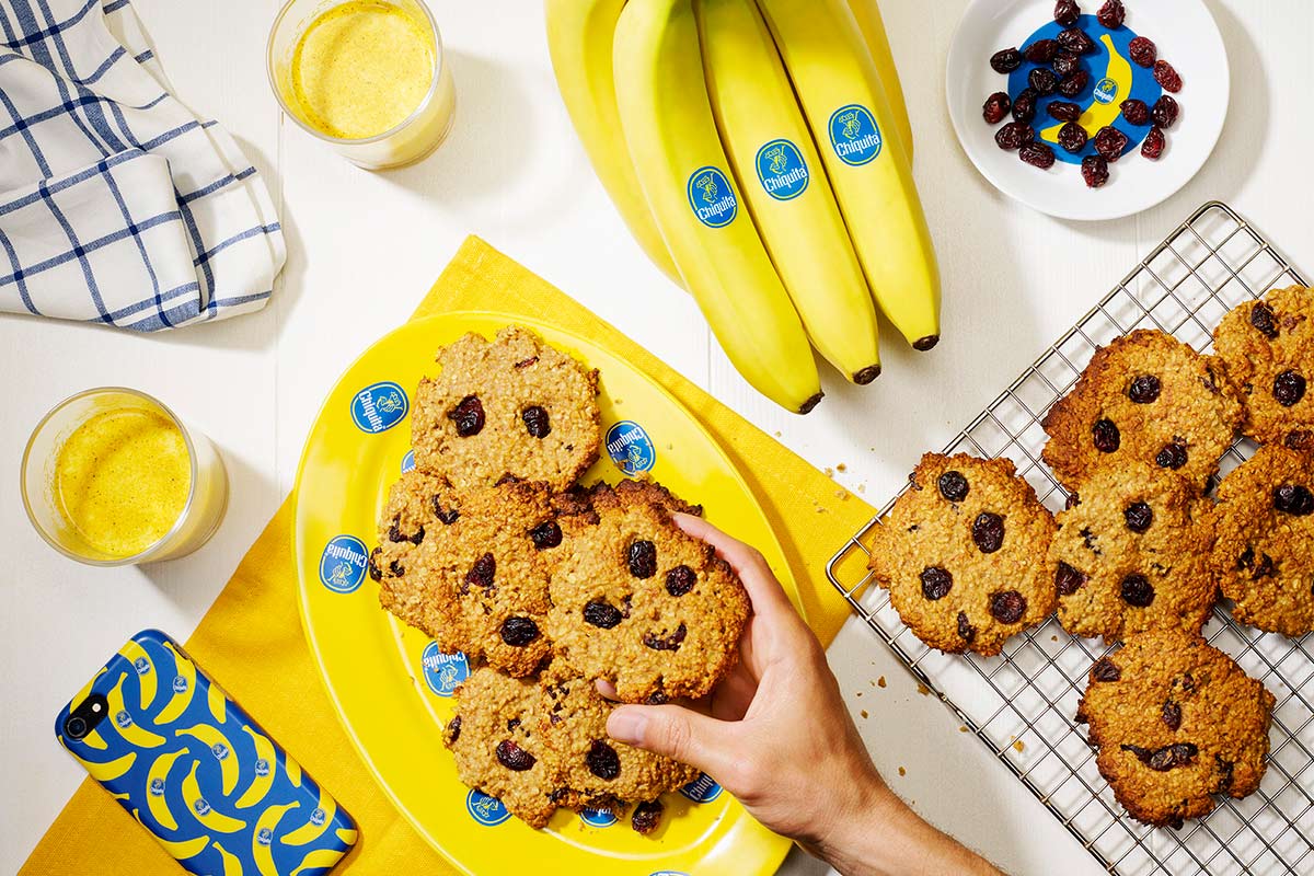 Banana breakfast cookies by Chiquita