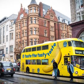Chiquita Reignites London’s Streets with Bright Branded Banana Buses