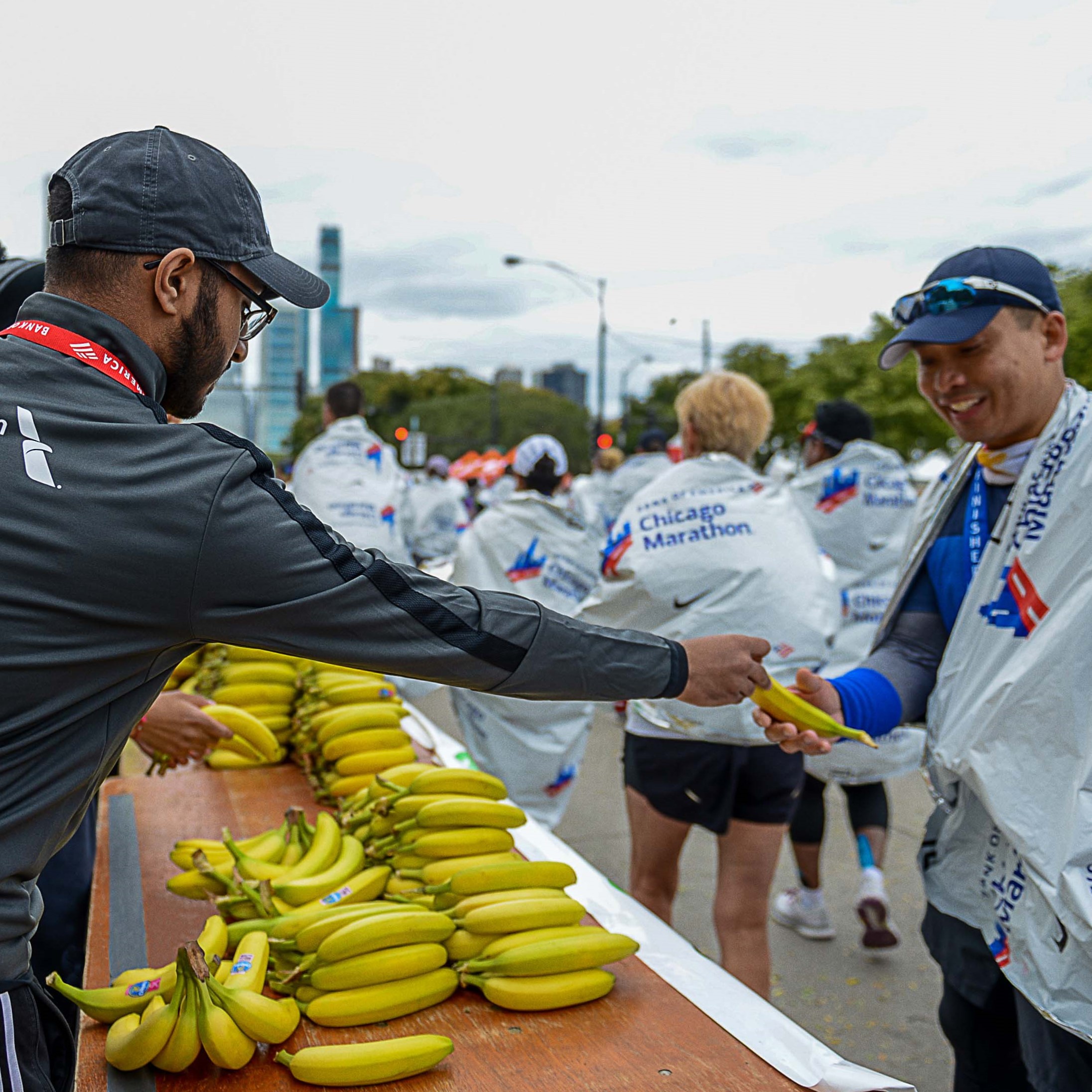 Chicago marathon Chiquita bananas