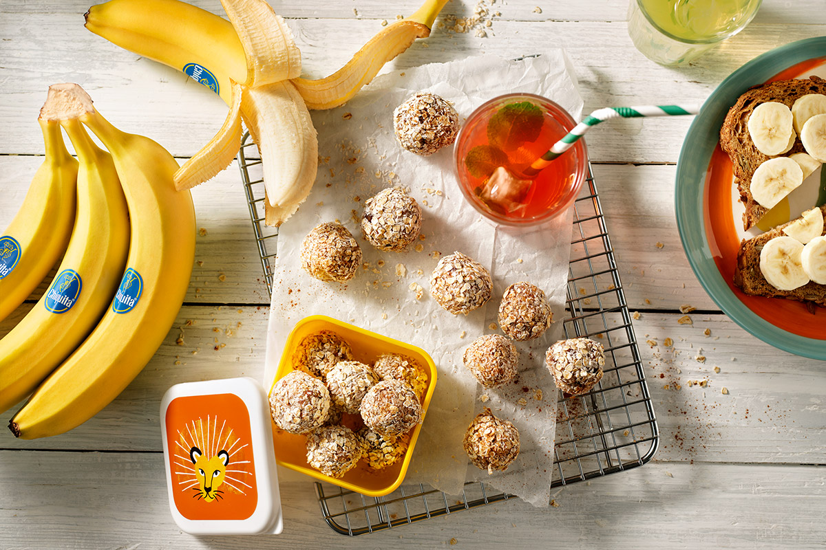 Healthy No-Bake Banana Energy Bites