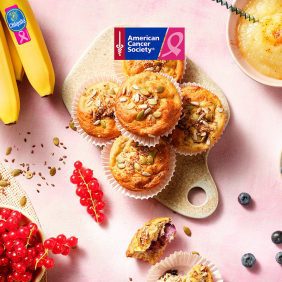 Chiquita banana and blueberry breakfast muffins