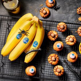 Spider banana cookies