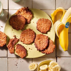 Vegan almond butter banana coconut cookies