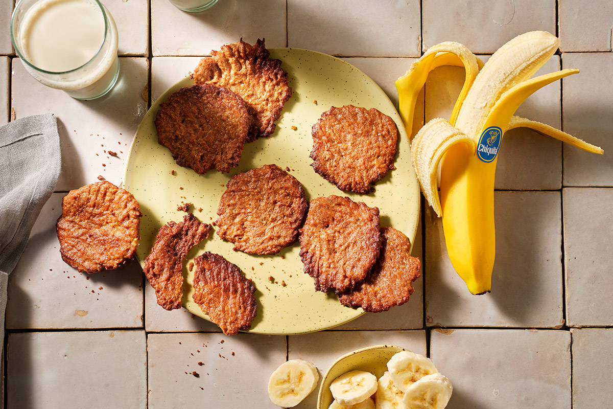 Vegan almond butter banana coconut cookies