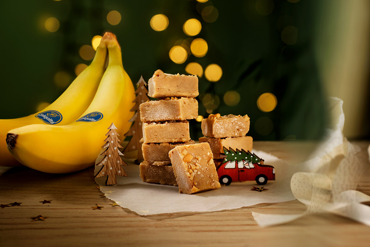 Banana fudge : melt-in-your-mouth bites made with mashed bananas