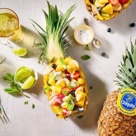 Chiquita’s Pineapple Boat Fruit Salad
