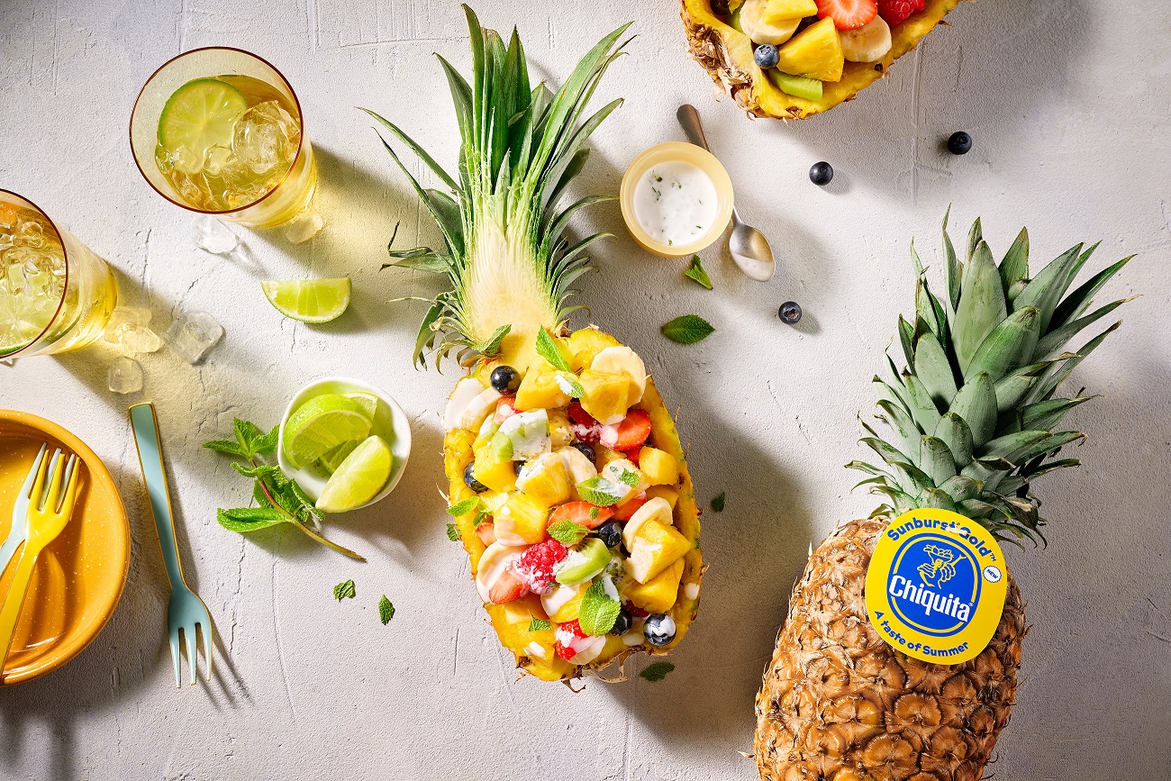 Chiquita’s Pineapple Boat Fruit Salad