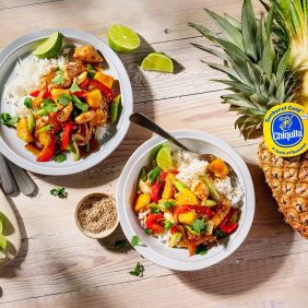 Chiquita’s Pineapple Chicken stir fry