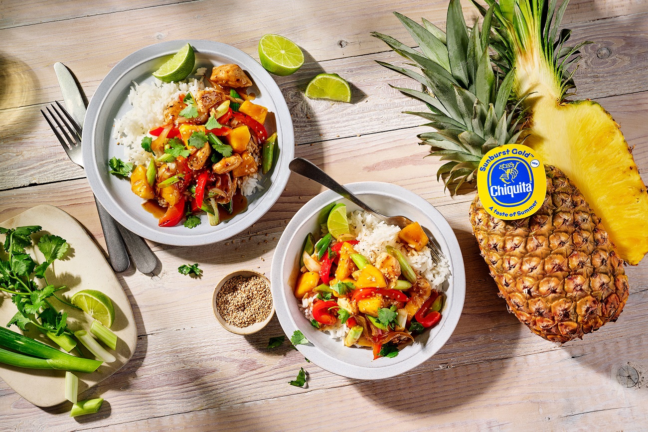 Chiquita’s Pineapple Chicken stir fry