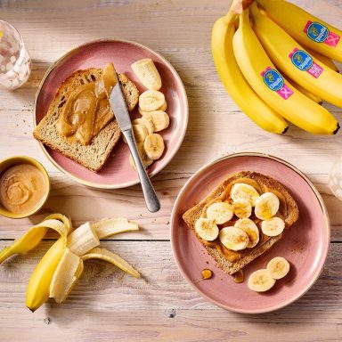 Chiquita’s super nut banana toast