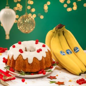 Festive Chiquita Banana Bundt Cake