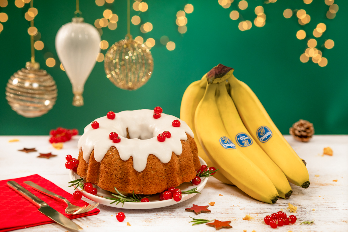 Festive Chiquita Banana Bundt Cake