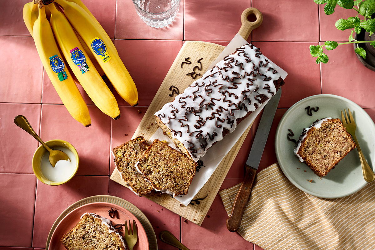 Pineapple, orange, walnut Chiquita banana bread